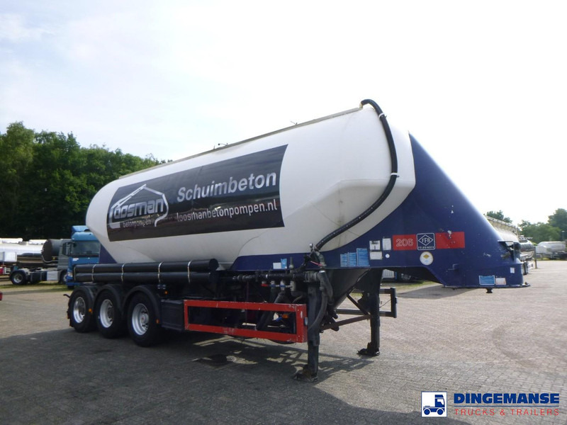 Feldbinder Powder tank alu 40 m3 / 1 comp + compressor - Semirremolque cisterna: foto 2 Feldbinder Powder tank alu 40 m3 / 1 comp + compressor - Semirremolque cisterna: foto 2