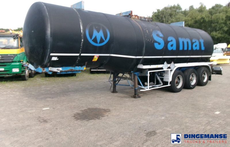 Fruehauf Bitumen tank inox 31 m3 / 1 comp + mixer & engine - Semirremolque cisterna: foto 1 Fruehauf Bitumen tank inox 31 m3 / 1 comp + mixer & engine - Semirremolque cisterna: foto 1