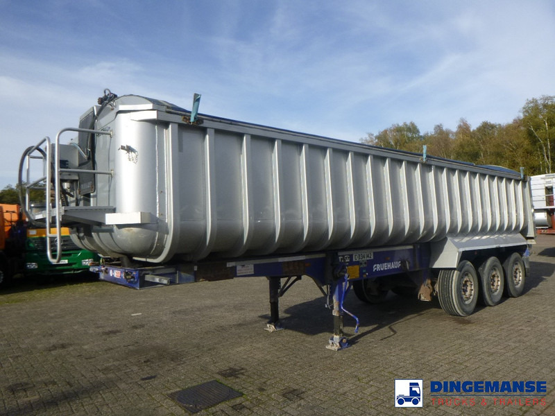 Fruehauf Tipper trailer alu 35 m3 + tarpaulin - Semirremolque volquete: foto 1 Fruehauf Tipper trailer alu 35 m3 + tarpaulin - Semirremolque volquete: foto 1
