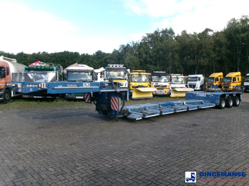 Goldhofer 3-axle lowbed trailer STZ-V 3-33/80A 56 t / ext. 13.6 m - Semirremolque góndola rebajadas: foto 1 Goldhofer 3-axle lowbed trailer STZ-V 3-33/80A 56 t / ext. 13.6 m - Semirremolque góndola rebajadas: foto 1