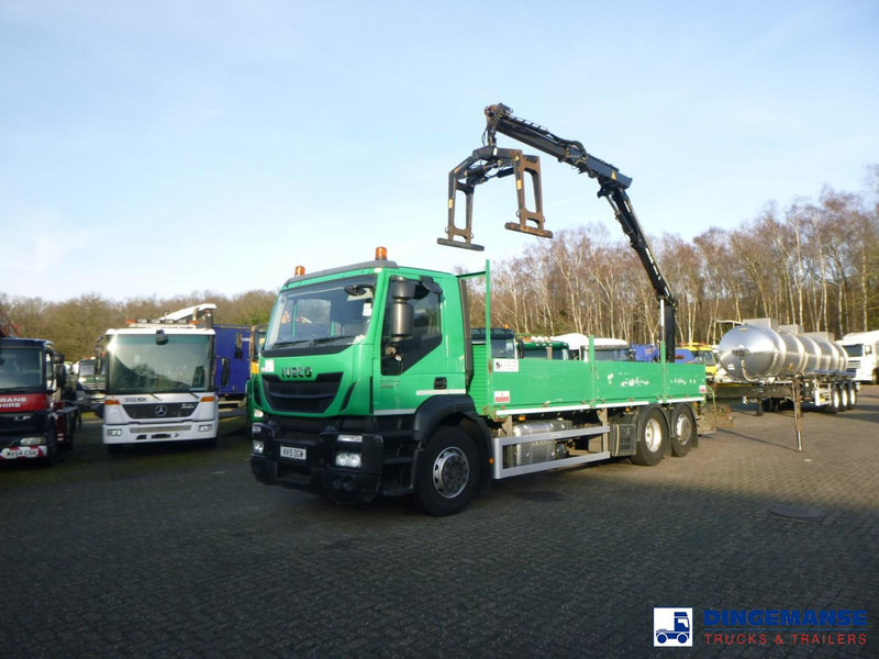 Iveco Stralis 310 6x2 Euro 6 RHD + Atlas 129.3 crane - Camión grúa: foto 1 Iveco Stralis 310 6x2 Euro 6 RHD + Atlas 129.3 crane - Camión grúa: foto 1