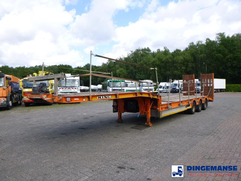 KING 3-axle semi-lowbed trailer 44T + ramps - Semirremolque góndola rebajadas: foto 1 KING 3-axle semi-lowbed trailer 44T + ramps - Semirremolque góndola rebajadas: foto 1