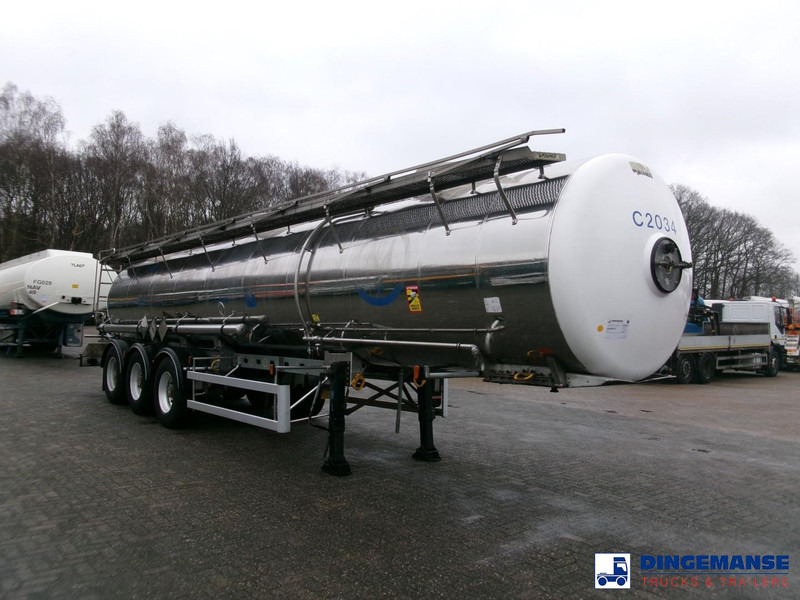 Magyar Chemical tank inox 22.5 m3 / 1 comp - Semirremolque cisterna: foto 2 Magyar Chemical tank inox 22.5 m3 / 1 comp - Semirremolque cisterna: foto 2