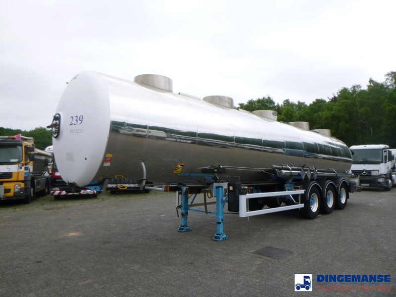 Magyar Chemical tank inox 33 m3 / 1 comp - Semirremolque cisterna: foto 1 Magyar Chemical tank inox 33 m3 / 1 comp - Semirremolque cisterna: foto 1