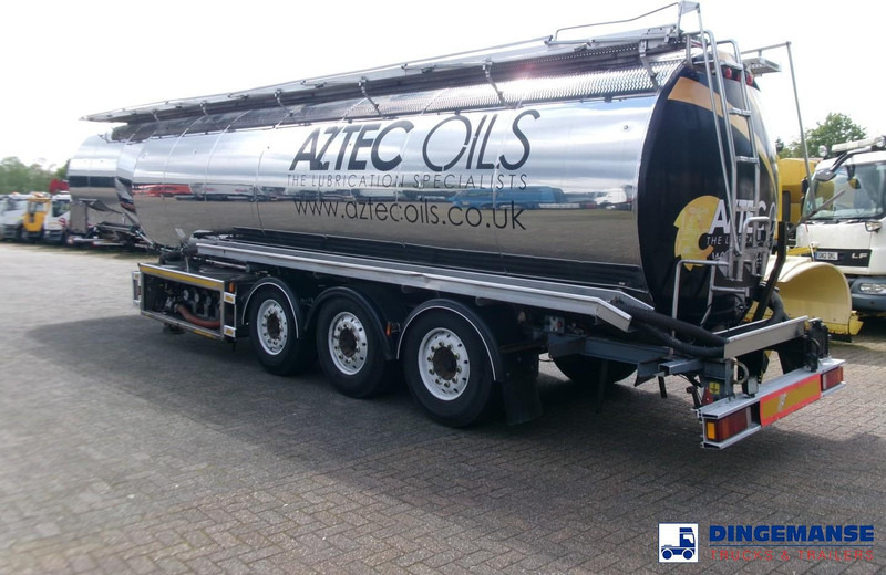 Magyar Heavy oil tank inox 37 m3 / 5 comp + pump - Semirremolque cisterna: foto 3 Magyar Heavy oil tank inox 37 m3 / 5 comp + pump - Semirremolque cisterna: foto 3