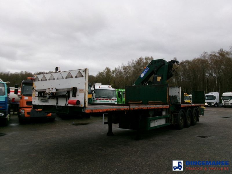 Massey Platform trailer + HMF 4720 K3 crane - Semirremolque plataforma/ Caja abierta: foto 5 Massey Platform trailer + HMF 4720 K3 crane - Semirremolque plataforma/ Caja abierta: foto 5