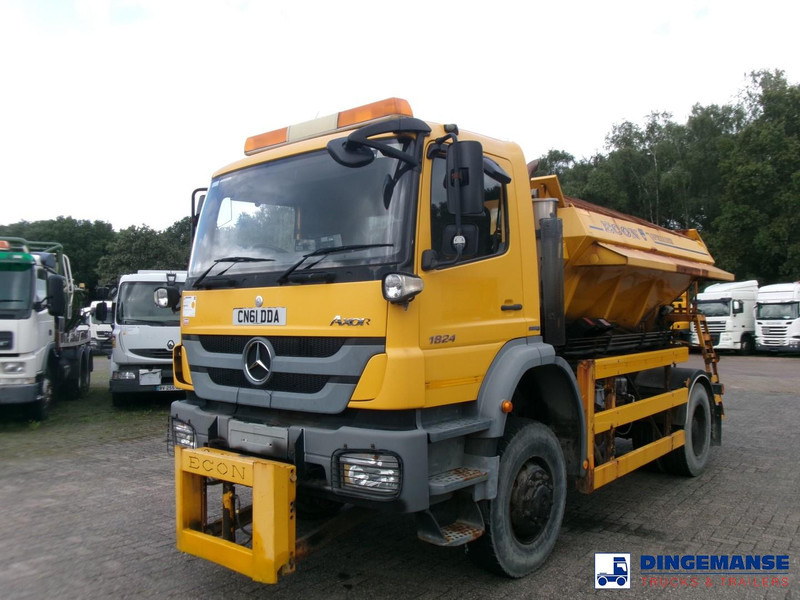 Mercedes-Benz Axor 1824 4x4 RHD salt spreader / gritter - Máquina quitanieve: foto 1 Mercedes-Benz Axor 1824 4x4 RHD salt spreader / gritter - Máquina quitanieve: foto 1