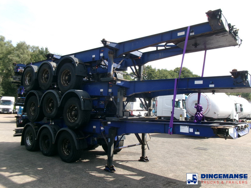 Montracon Stack - 3 x container chassis 20-30-40-45 ft - Semirremolque portacontenedore/ Intercambiable: foto 2 Montracon Stack - 3 x container chassis 20-30-40-45 ft - Semirremolque portacontenedore/ Intercambiable: foto 2