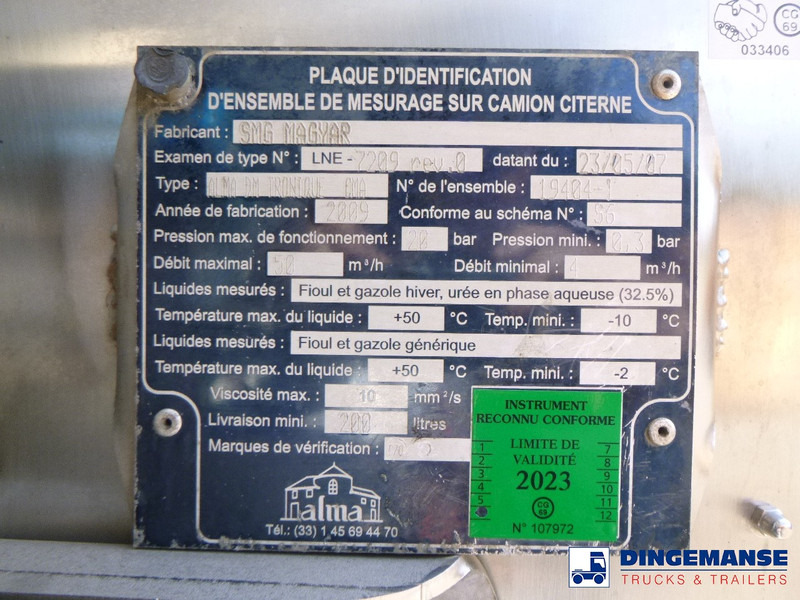 Camión cisterna Renault Premium 280 dxi 4x2 fuel tank 13.6 m3 / 4 comp: foto 15