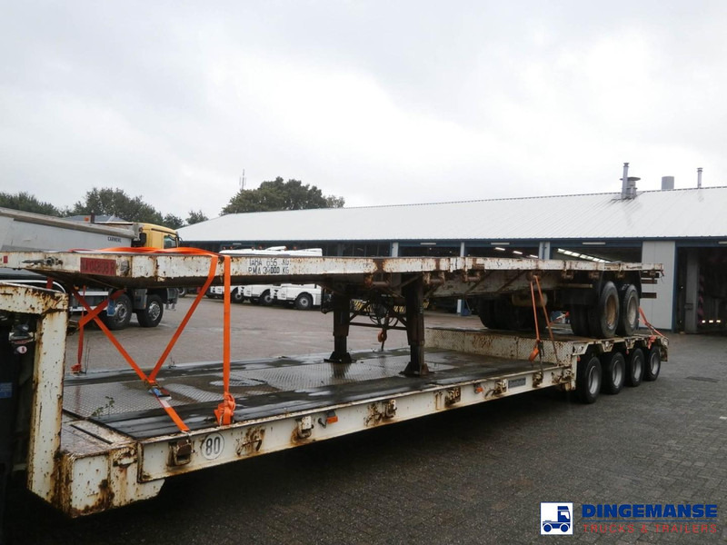 Traylona 2-axle platform trailer 39000KG / Extendable 19M - Semirremolque góndola rebajadas: foto 1 Traylona 2-axle platform trailer 39000KG / Extendable 19M - Semirremolque góndola rebajadas: foto 1