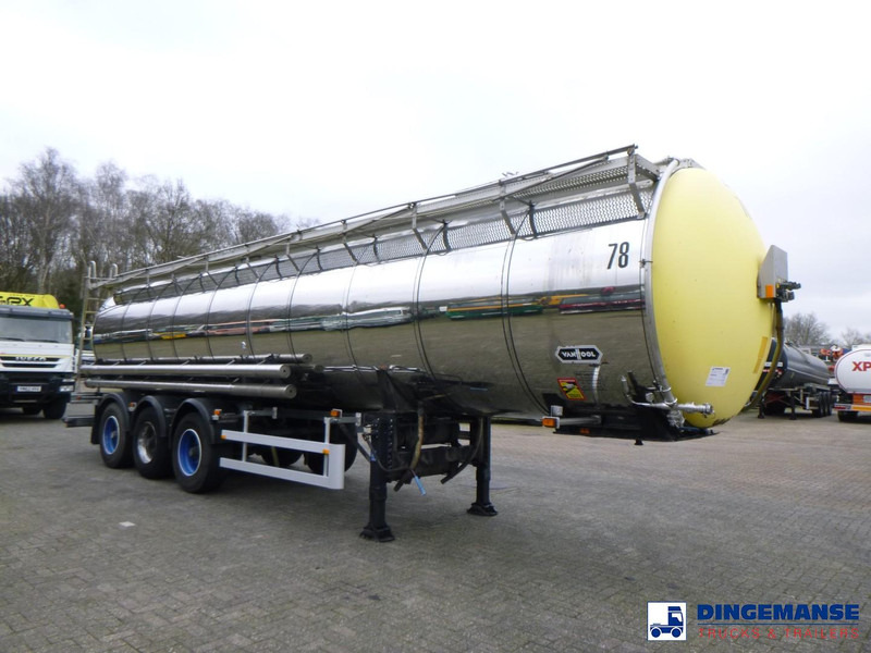 Van Hool Chemical tank inox 30 m3 / 1 comp - Semirremolque cisterna: foto 2 Van Hool Chemical tank inox 30 m3 / 1 comp - Semirremolque cisterna: foto 2