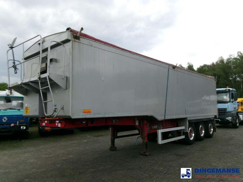 WILCOX Tipper trailer alu 52 m3 + tarpaulin - Semirremolque volquete: foto 1 WILCOX Tipper trailer alu 52 m3 + tarpaulin - Semirremolque volquete: foto 1