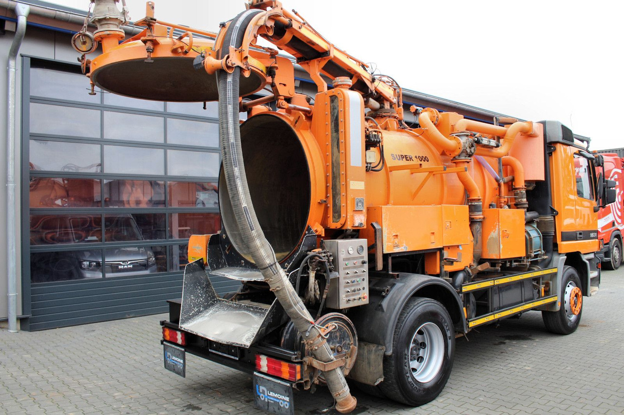 Limpieza de alcantarillado Mercedes-Benz Actros 1831 4x2 Hellmers 6,5m³ V2A INOX Kipper: foto 8 Limpieza de alcantarillado Mercedes-Benz Actros 1831 4x2 Hellmers 6,5m³ V2A INOX Kipper: foto 8