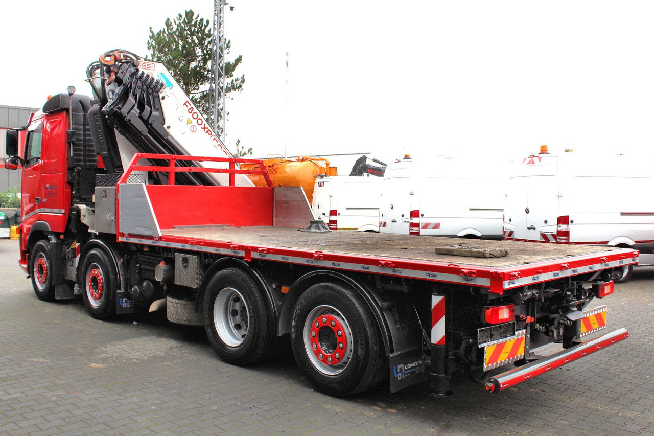 Camión caja abierta, Camión grúa Volvo 480 8x2 Pritsche + FASSI F800XP Kran 6x: foto 11 Camión caja abierta, Camión grúa Volvo 480 8x2 Pritsche + FASSI F800XP Kran 6x: foto 11