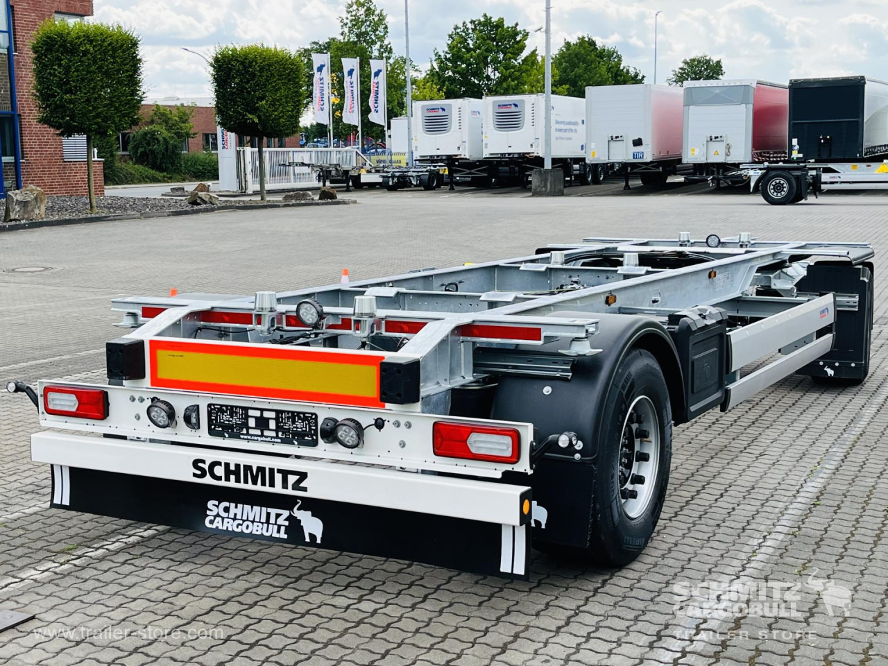SCHMITZ Anhänger Wechselfahrgestell Maxiausführung - Remolque portacontenedore/ Intercambiable: foto 1 SCHMITZ Anhänger Wechselfahrgestell Maxiausführung - Remolque portacontenedore/ Intercambiable: foto 1