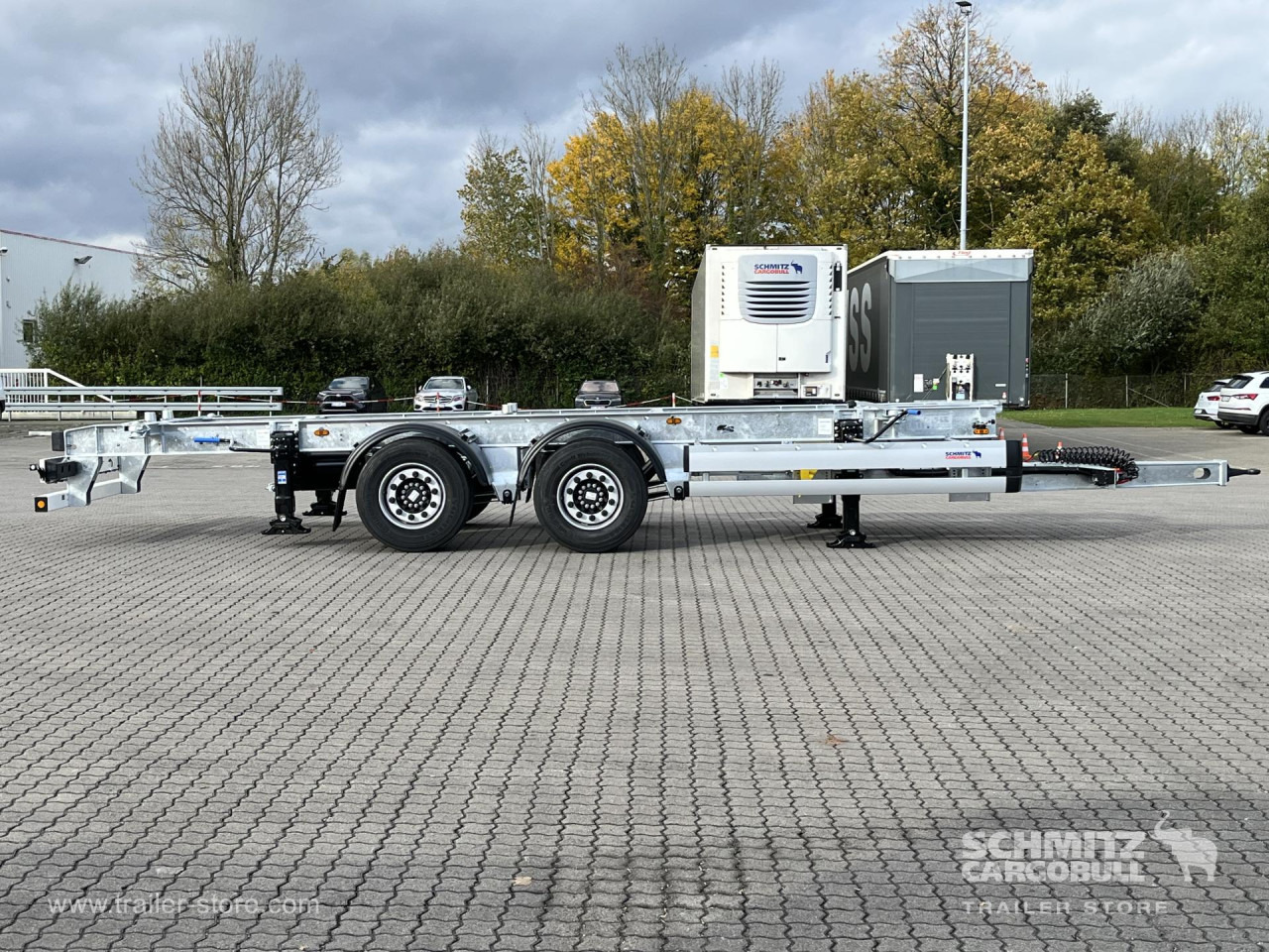 SCHMITZ Zentralachsanhänger Wechselfahrgestell - Remolque portacontenedore/ Intercambiable: foto 2 SCHMITZ Zentralachsanhänger Wechselfahrgestell - Remolque portacontenedore/ Intercambiable: foto 2