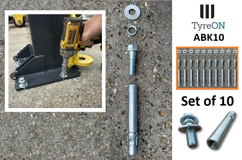 ABK10 set of 10 - Anchor Bolt Kit - Internal threaded plus anchor bolts - Equipo de taller: foto 2 ABK10 set of 10 - Anchor Bolt Kit - Internal threaded plus anchor bolts - Equipo de taller: foto 2