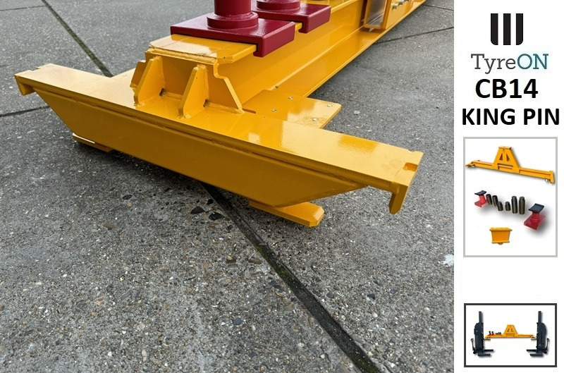 CB14-KPA 14T crossbeam with trailer kingpin adapter - mobile - for mobile truck lift mobile vehicle lifts - Equipo de taller: foto 5 CB14-KPA 14T crossbeam with trailer kingpin adapter - mobile - for mobile truck lift mobile vehicle lifts - Equipo de taller: foto 5