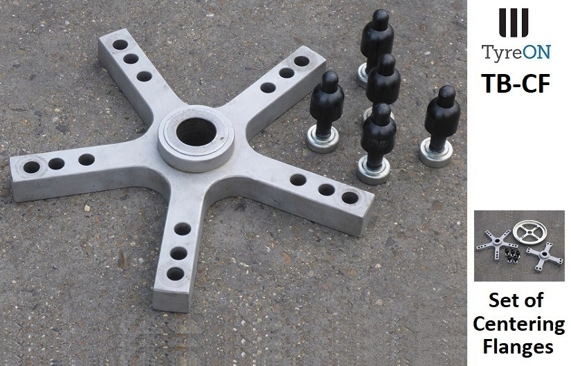 TB-CF 3 centring flanges for truck wheel balancing - Equipo de taller: foto 1 TB-CF 3 centring flanges for truck wheel balancing - Equipo de taller: foto 1