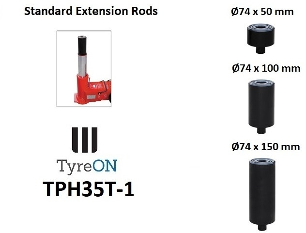 TPH35T-1 Air hydraulic jack 35 Tons - Equipo de taller: foto 3 TPH35T-1 Air hydraulic jack 35 Tons - Equipo de taller: foto 3