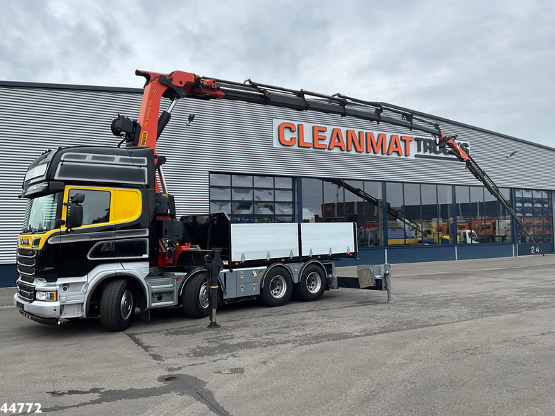 Cabeza tractora Scania R500 8x4 V8 Retarder Palfinger 53 Tonmeter laadkraan + Fly-Jib: foto 8