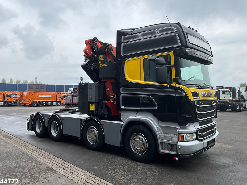 Cabeza tractora Scania R500 8x4 V8 Retarder Palfinger 53 Tonmeter laadkraan + Fly-Jib: foto 7