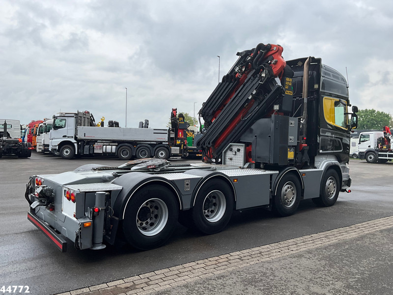 Cabeza tractora Scania R500 8x4 V8 Retarder Palfinger 53 Tonmeter laadkraan + Fly-Jib: foto 6