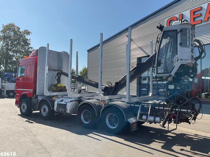 Camión grúa DAF FAD XF 530 8x4 Holzkran: foto 6