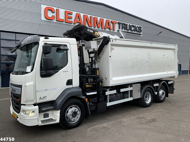 DAF FAN LF 220 Euro 6 Hiab 11 Tonmeter laadkraan Just 166.649 Km! - Camión volquete, Camión grúa: foto 2 DAF FAN LF 220 Euro 6 Hiab 11 Tonmeter laadkraan Just 166.649 Km! - Camión volquete, Camión grúa: foto 2