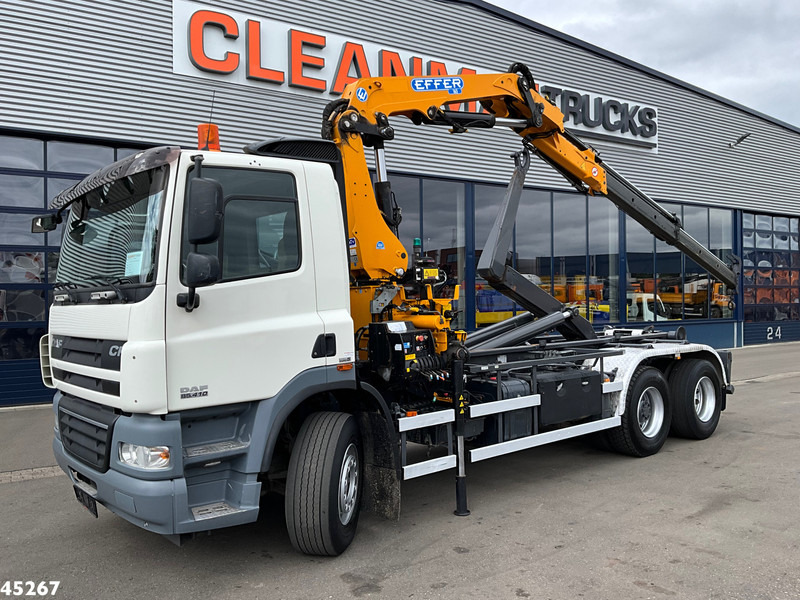 DAF FAS 85 CF 410 Effer 16 Tonmeter laadkraan - Camión multibasculante, Camión grúa: foto 1 DAF FAS 85 CF 410 Effer 16 Tonmeter laadkraan - Camión multibasculante, Camión grúa: foto 1