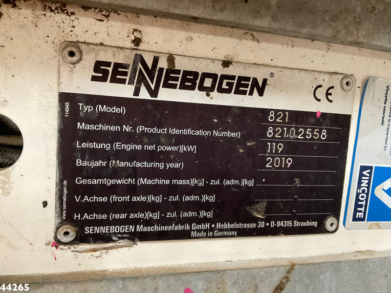 Equipo de manutención Sennebogen 821 E Material Handling Machine: foto 20