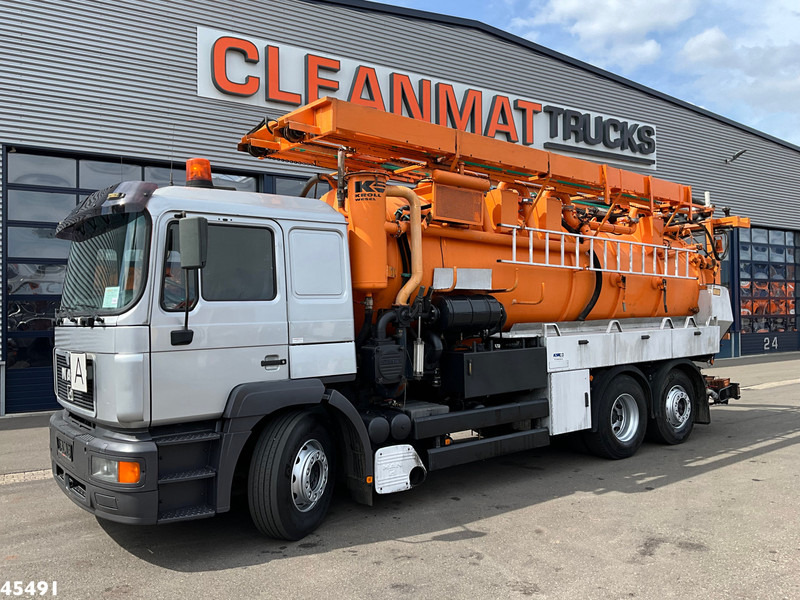 MAN 26.400 Kroll 14.5m³ kolkenzuiger Euro 2 Manual Gearbox - Limpieza de alcantarillado: foto 1 MAN 26.400 Kroll 14.5m³ kolkenzuiger Euro 2 Manual Gearbox - Limpieza de alcantarillado: foto 1