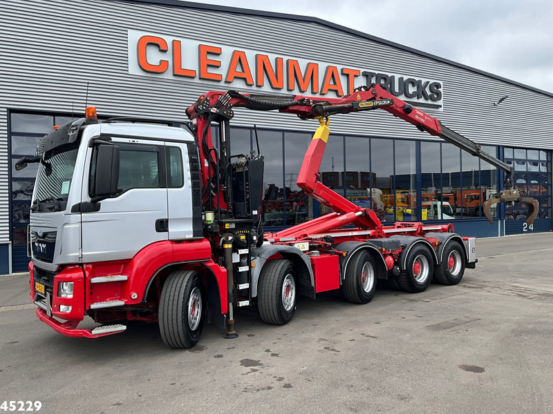 MAN TGS 41.440 10x4 Euro 6 Palfinger 17 Tonmeter Z-kraan - Camión multibasculante, Camión grúa: foto 1 MAN TGS 41.440 10x4 Euro 6 Palfinger 17 Tonmeter Z-kraan - Camión multibasculante, Camión grúa: foto 1