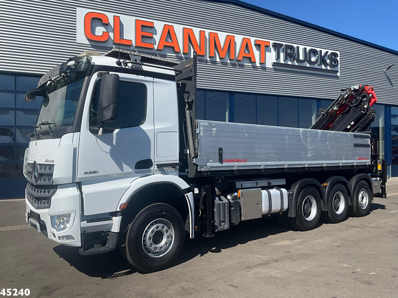 Mercedes-Benz Arocs 3251 8x4 Euro 6 Retarder Palfinger 34 Tonmeter laadkraan + Fly-Jib 2 zijdige kipper Just 146.766 km! - Camión volquete, Camión grúa: foto 3 Mercedes-Benz Arocs 3251 8x4 Euro 6 Retarder Palfinger 34 Tonmeter laadkraan + Fly-Jib 2 zijdige kipper Just 146.766 km! - Camión volquete, Camión grúa: foto 3