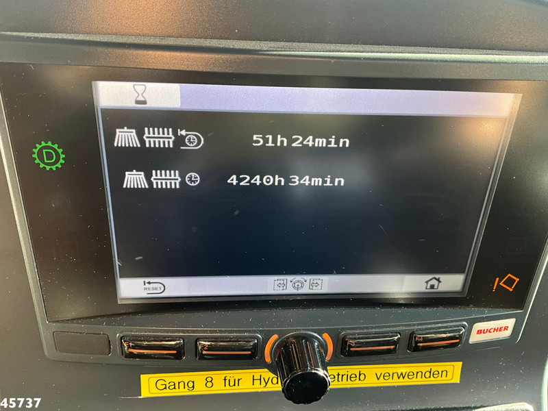 Barredora vial Mercedes-Benz Atego 1324 Euro 6 Bucher Cityfant 6000 Just 82.371 km!: foto 19