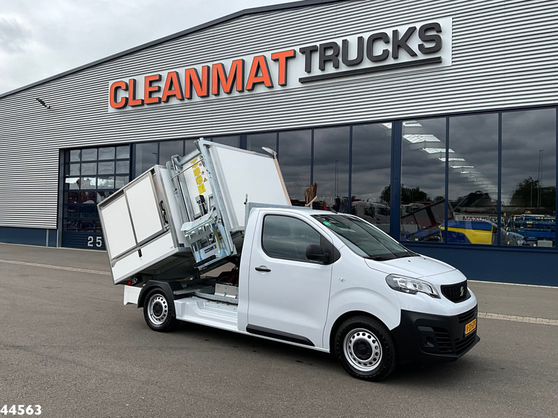 Peugeot E-Expert 100% elektrisch kippende zijlader - Camión de basura: foto 1 Peugeot E-Expert 100% elektrisch kippende zijlader - Camión de basura: foto 1