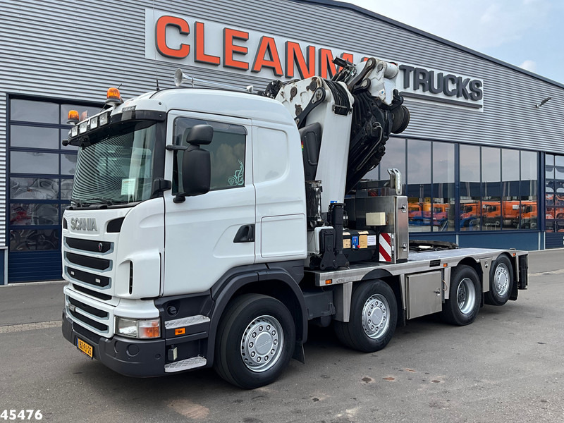 Scania G 480 HMF 85 Tonmeter laadkraan + Fly-Jib - Camión grúa: foto 5 Scania G 480 HMF 85 Tonmeter laadkraan + Fly-Jib - Camión grúa: foto 5