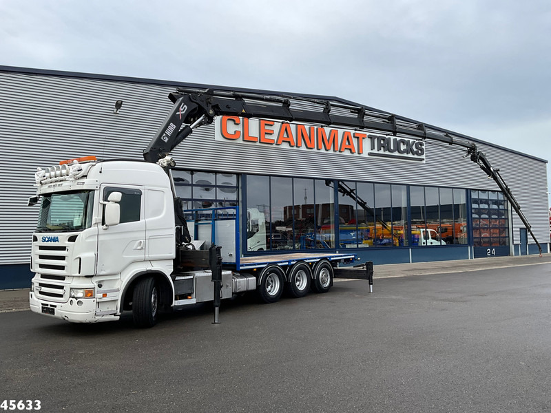 Scania R 560 V8 8x4 Retarder Hiab 47 Tonmeter laadkraan + Fly-Jib! - Camión grúa: foto 1 Scania R 560 V8 8x4 Retarder Hiab 47 Tonmeter laadkraan + Fly-Jib! - Camión grúa: foto 1