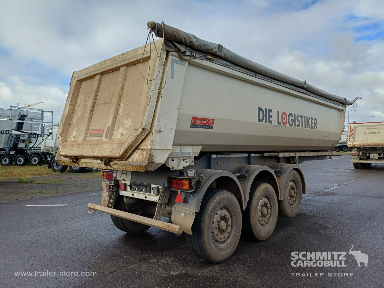 Semirremolque volquete LANGENDORF Auflieger Kipper Stahlrundmulde 24m³: foto 8