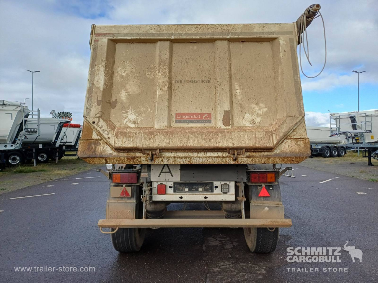 Semirremolque volquete LANGENDORF Auflieger Kipper Stahlrundmulde 24m³: foto 9