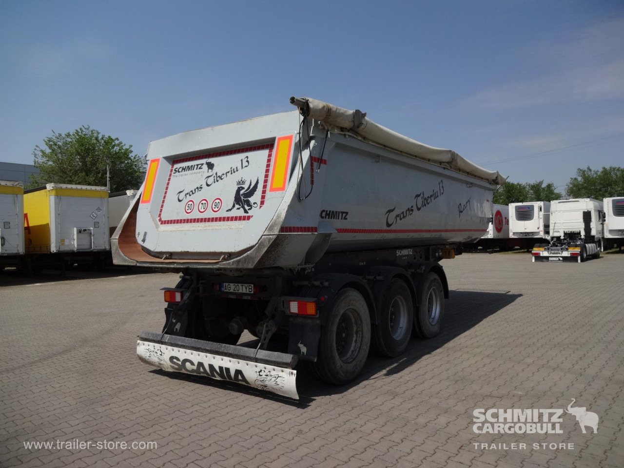 SCHMITZ Tipper Steel half pipe body 24m³ - Semirremolque volquete: foto 3 SCHMITZ Tipper Steel half pipe body 24m³ - Semirremolque volquete: foto 3