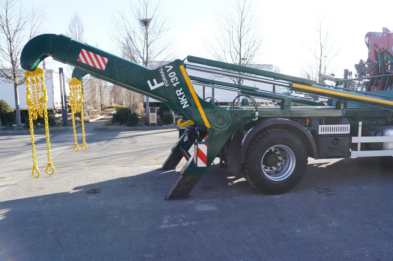 Camión grúa DAF LF 18.310 E6 / Skip loader Fornal NKR 130V / HDS HMF 735 K2 / Manual gearbox: foto 17