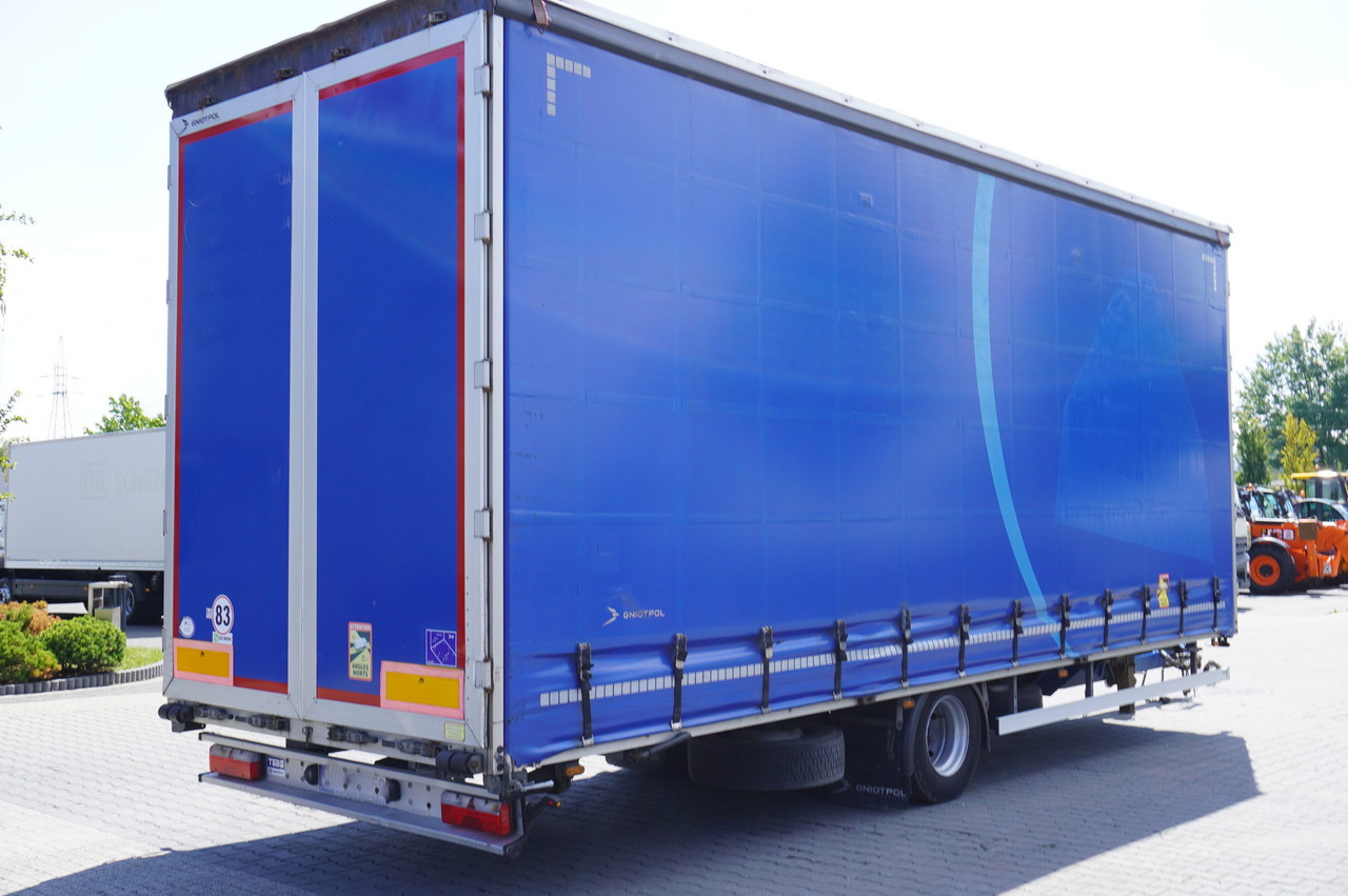 Gniotpol Tandem trailer / 10t / 2018 / 19 pallets - Remolque con toldo: foto 4 Gniotpol Tandem trailer / 10t / 2018 / 19 pallets - Remolque con toldo: foto 4