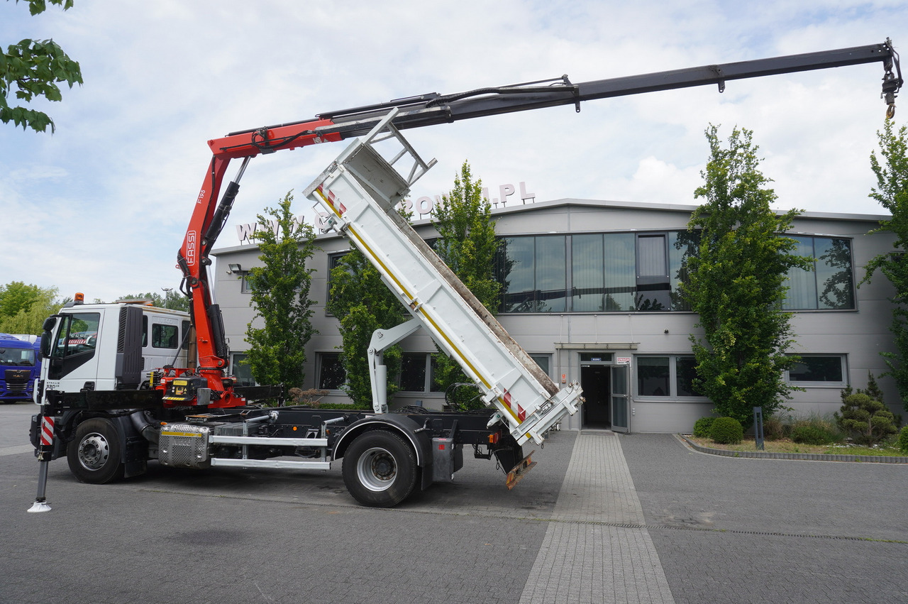 IVECO STRALIS 330 E6 / FASSI 195A 8.5 T / 3-side tipper - Camión volquete, Camión grúa: foto 4 IVECO STRALIS 330 E6 / FASSI 195A 8.5 T / 3-side tipper - Camión volquete, Camión grúa: foto 4