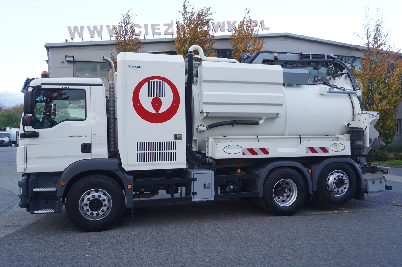 MAN TGM 26.340 E6 / RIVARD sewage cleaner 11.8 m3 / 170 tho. km / steered axle - Limpieza de alcantarillado: foto 4 MAN TGM 26.340 E6 / RIVARD sewage cleaner 11.8 m3 / 170 tho. km / steered axle - Limpieza de alcantarillado: foto 4