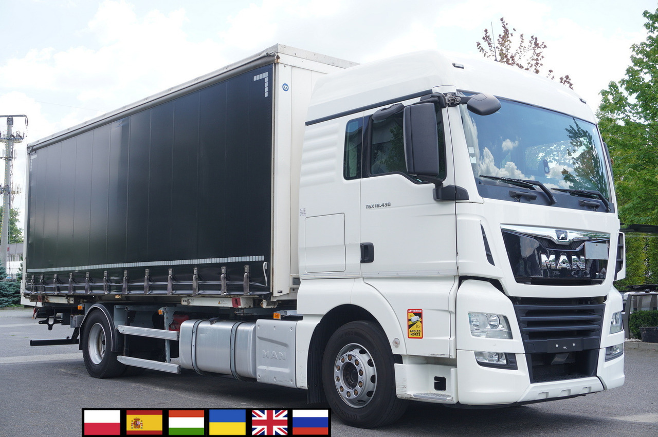 MAN TGX 18.430 / Curtainsider 18 EPAL / sleeping cab / 2021 - Camión lona: foto 1 MAN TGX 18.430 / Curtainsider 18 EPAL / sleeping cab / 2021 - Camión lona: foto 1