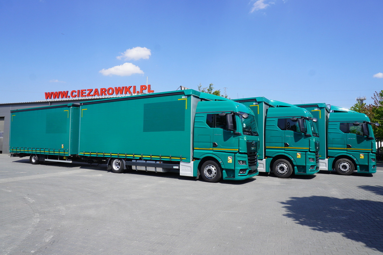 MAN TGX 18.470 / Trailer 19 EPAL / Curtainsider 19 EPAL / 2022 / Retarder / 15 units - Camión lona: foto 2 MAN TGX 18.470 / Trailer 19 EPAL / Curtainsider 19 EPAL / 2022 / Retarder / 15 units - Camión lona: foto 2