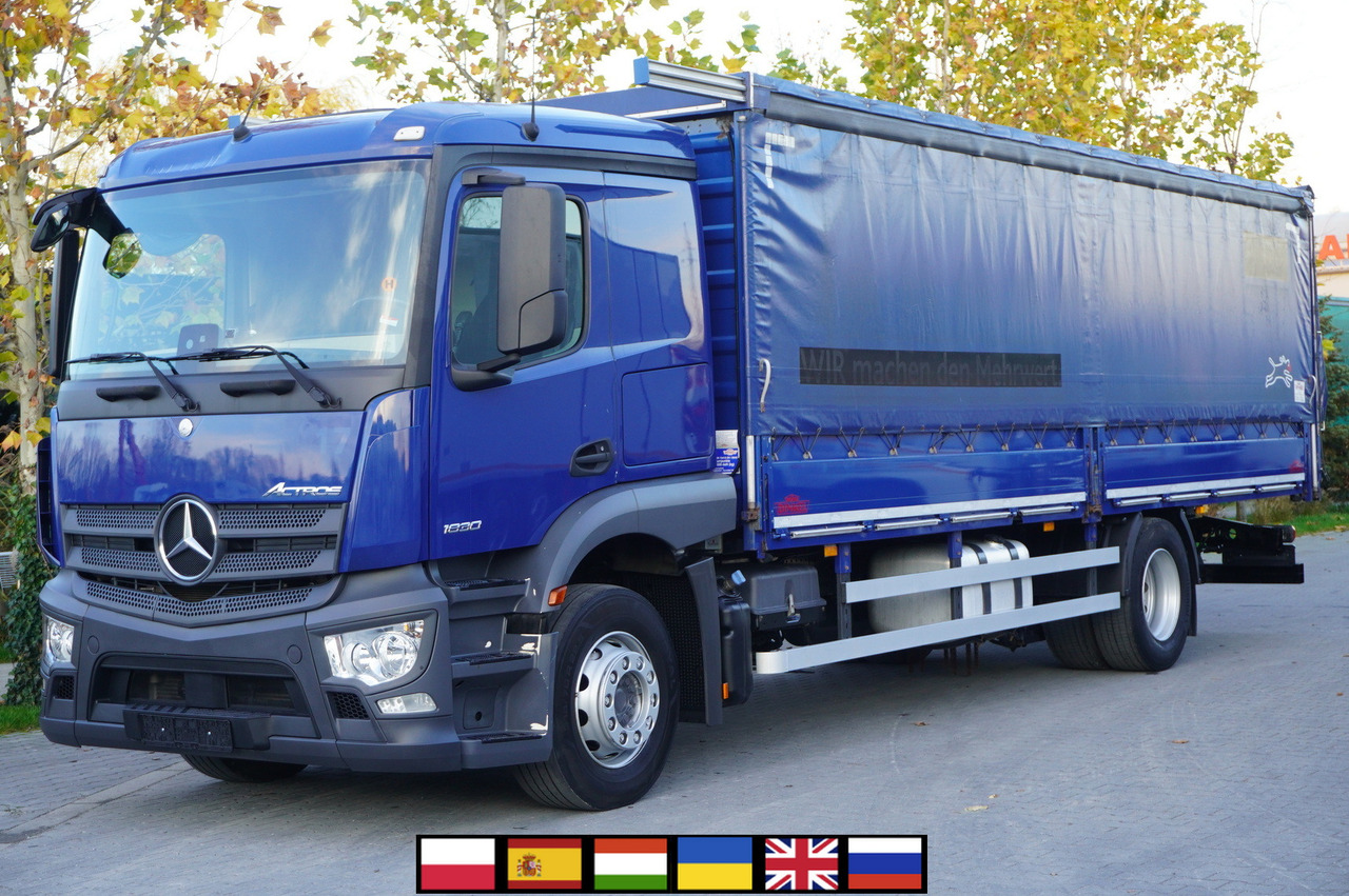 MERCEDES-BENZ Actros 1830 4x2 E6 / Curtainsider 18 EPAL / Sleeper cab - Camión lona: foto 1 MERCEDES-BENZ Actros 1830 4x2 E6 / Curtainsider 18 EPAL / Sleeper cab - Camión lona: foto 1