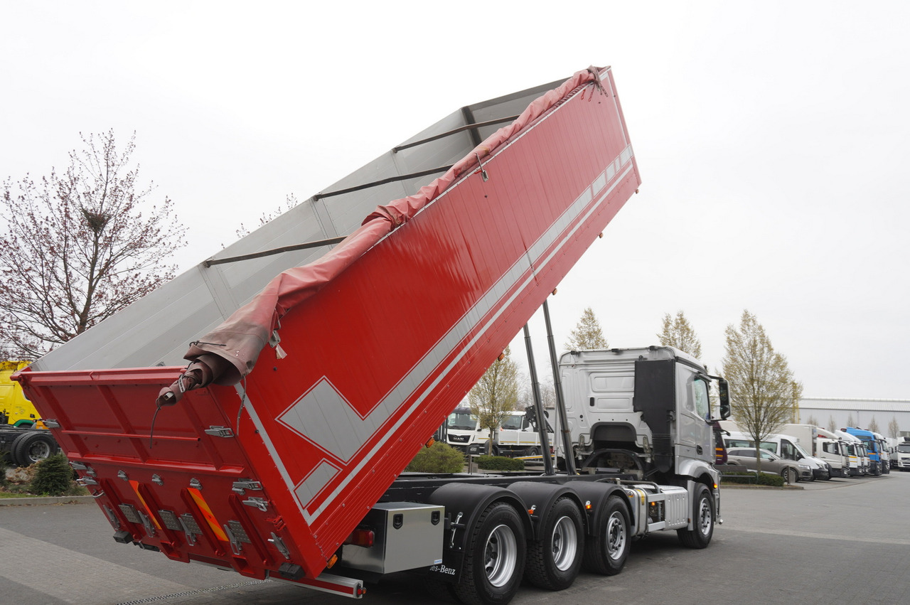 Camión caja abierta MERCEDES-BENZ Actros 3563 8x4 / Tipper for grain 20 t load capacity: foto 9