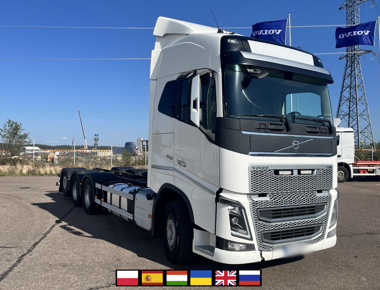 VOLVO FH 650 8x4 / Truck chassis / Sleeper cab - Camión chasis: foto 1 VOLVO FH 650 8x4 / Truck chassis / Sleeper cab - Camión chasis: foto 1